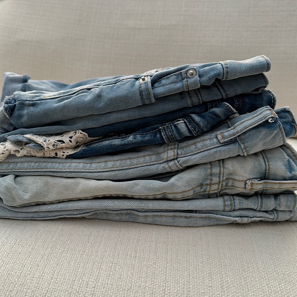 Denim shorts bundle of 5